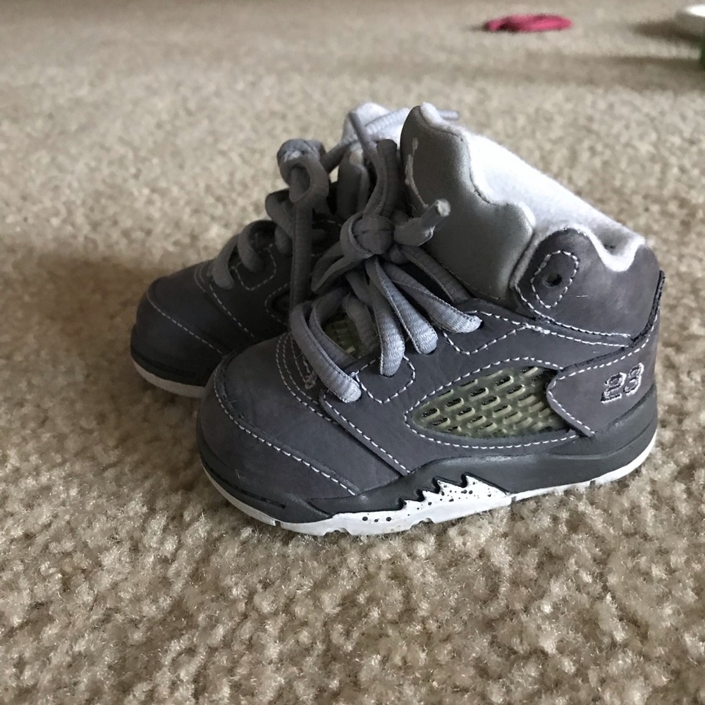 Sweet gray baby Jordan’s